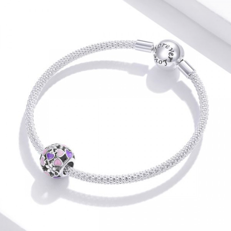 Talisman argint flori de dragoste [1]