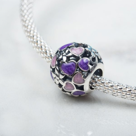 Talisman argint flori de dragoste [4]