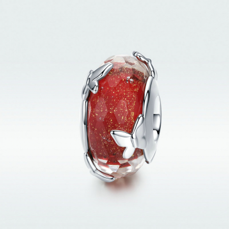 Talisman argint fruturasi cu murano [1]