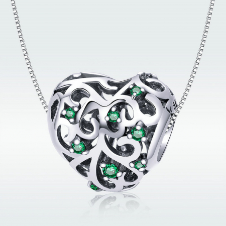 Talisman argint inima cu copacul vietii [7]