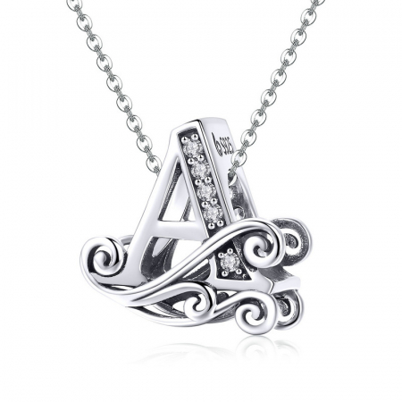 Talisman argint litera A [6]