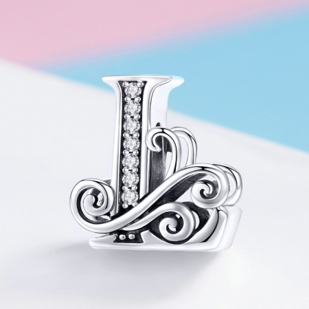 Talisman argint litera L [4]