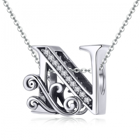 Talisman argint litera N [5]