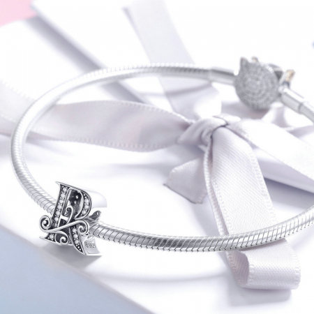 Talisman argint litera R [2]