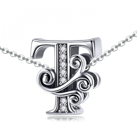 Talisman argint litera T [6]