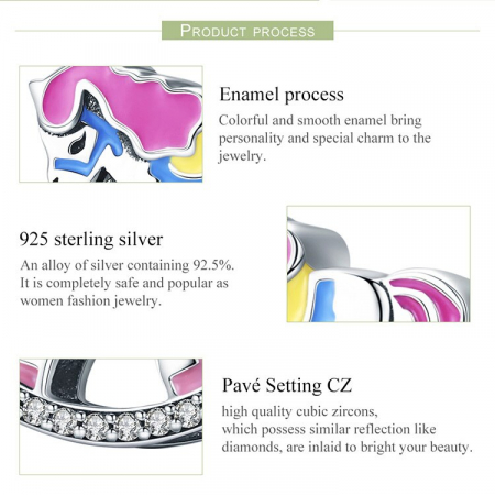 Talisman din Argint 925 in forma de calut balansoar [4]