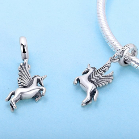 Talisman din Argint Unicorn Inaripat [1]