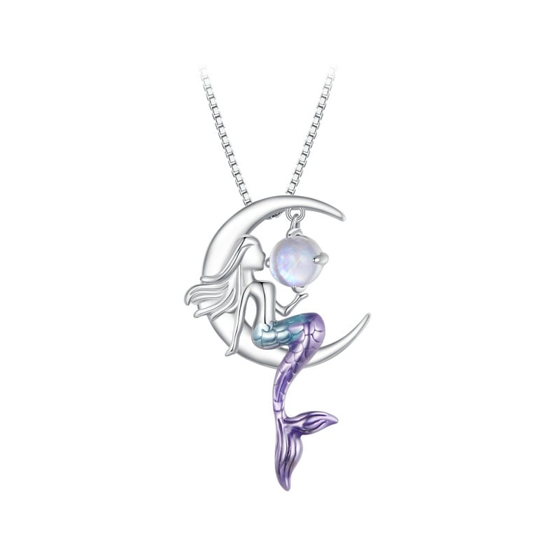 Colier argint sirena