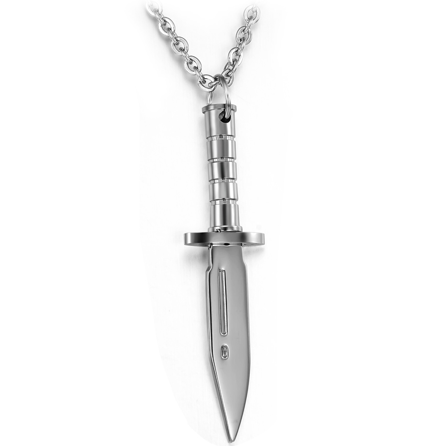 Colier inox pumnal 55 cm