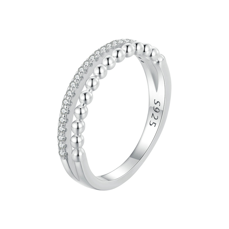 Inel argint dublu 18,2 mm (8 US), 57 mm (8 US)