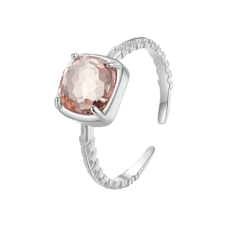 Inel argint elegant cu cristal reglabil, reglabila