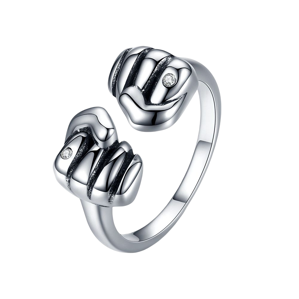 Inel argint Puterea Curajului reglabil, reglabila, 53 mm, 16.9 mm