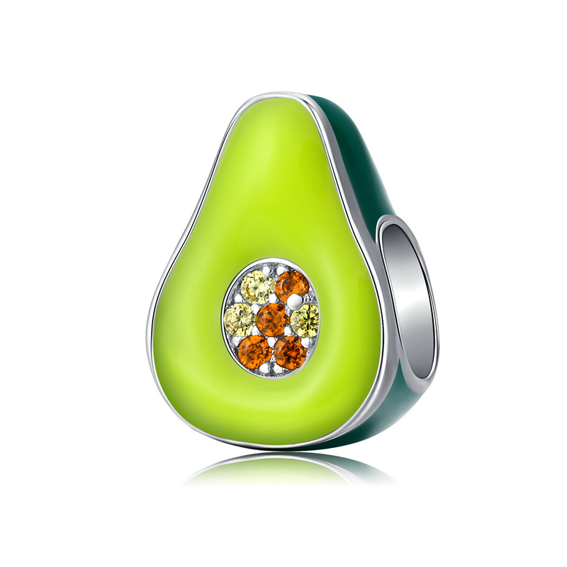 Pandantiv argint  avocado