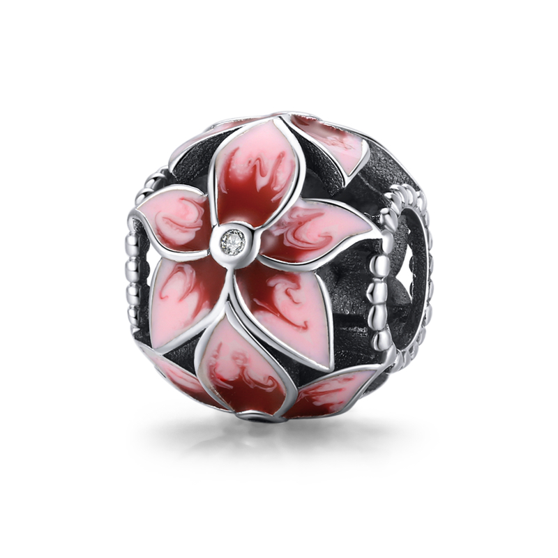 Pandantiv argint floral
