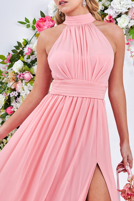 Rochie pentru petrecere sau banchet, din voal, lunga cod 3334p [4]