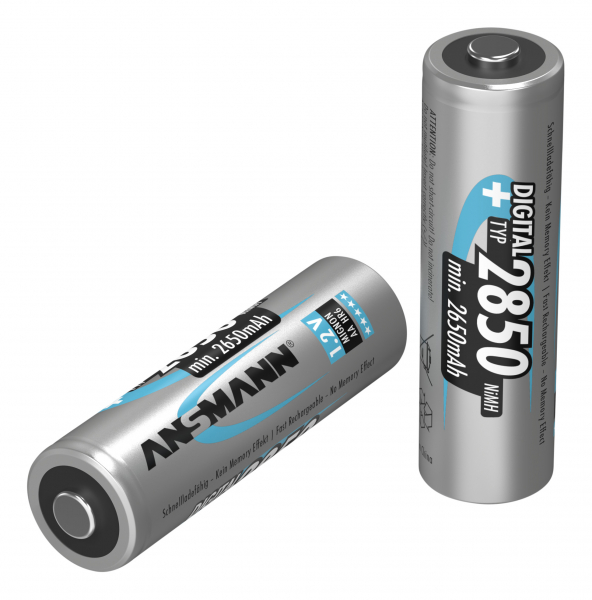 Acumulatori AA R6 2850mAh blister 2 bucati ANSMANN [2]