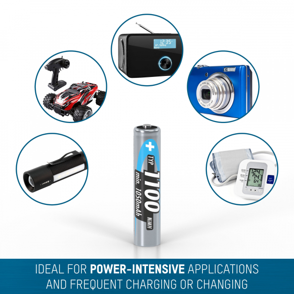 Acumulatori AAA R3 1100mAh blister 2 bucati ANSMANN [3]