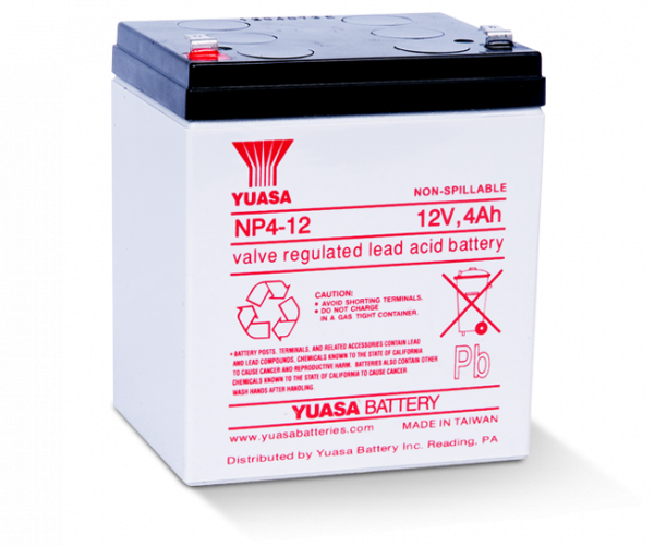Acumulator stationar plumb acid YUASA 12V 4Ah AGM VRLA [3]