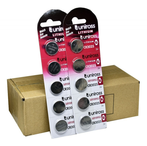 Baterie litiu CR2025 UNIROSS, blister 5 bucati [2]
