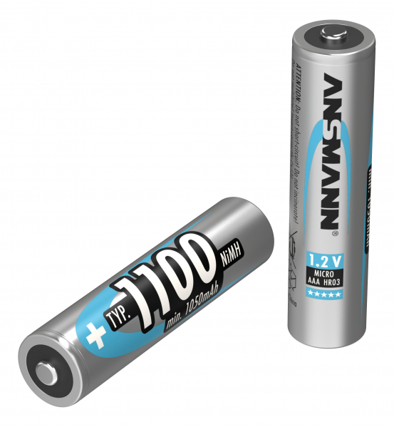 Acumulatori AAA R3 1100mAh blister 4 bucati ANSMANN [2]
