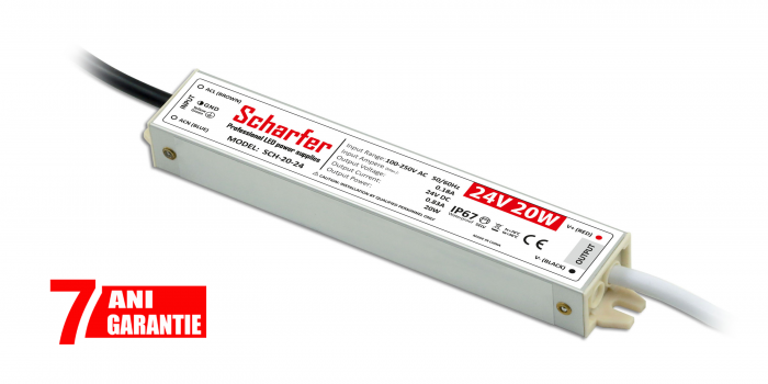 Sursa de alimentare LED Profesionala 24V 20W SCHARFER [4]