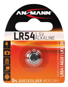 BATERII ALCALINE - Baterie alcalina LR54 ANSMANN