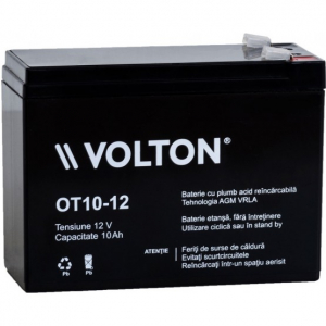ACUMULATORI STATIONARI - Acumulator stationar plumb acid VOLTON 12V 10Ah AGM VRLA