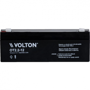 Acumulator stationar plumb acid VOLTON 12V 2.2Ah AGM VRLA [1]