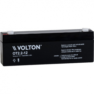 Acumulator stationar plumb acid VOLTON 12V 2.2Ah AGM VRLA [0]