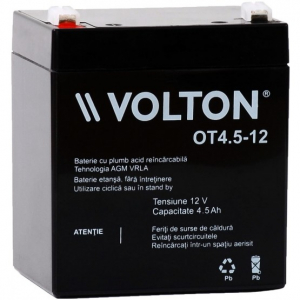 ACUMULATORI STATIONARI - Acumulator stationar plumb acid VOLTON 12V 4.5Ah AGM VRLA
