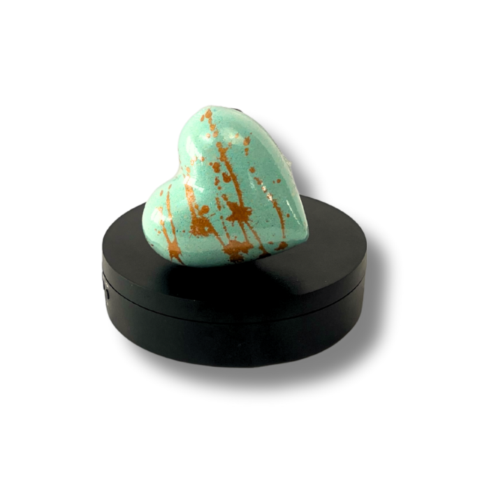 Bomba de Baie "Inimă Prețioasă" – Eleganță și Răsfăț Auriu [1]