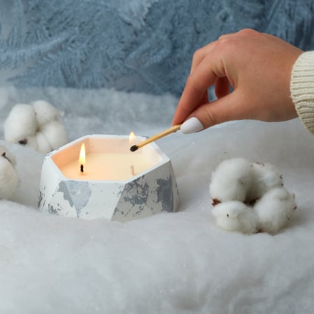 Lumanari parfumate - Lumanare Silver Snow