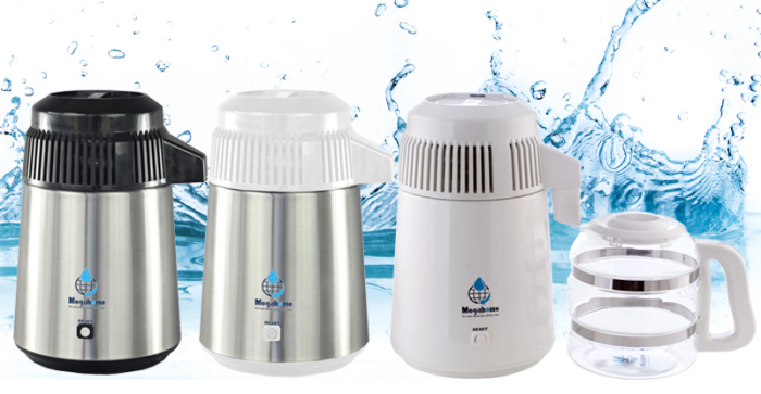Abonament Distilator Apa MegaHome 304 Argintiu Capac Alb-big