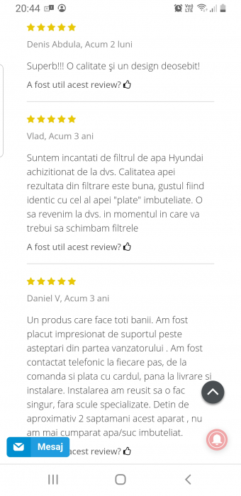 Abonament Dozator apa cu sistem de filtrare Hyundai - S-big