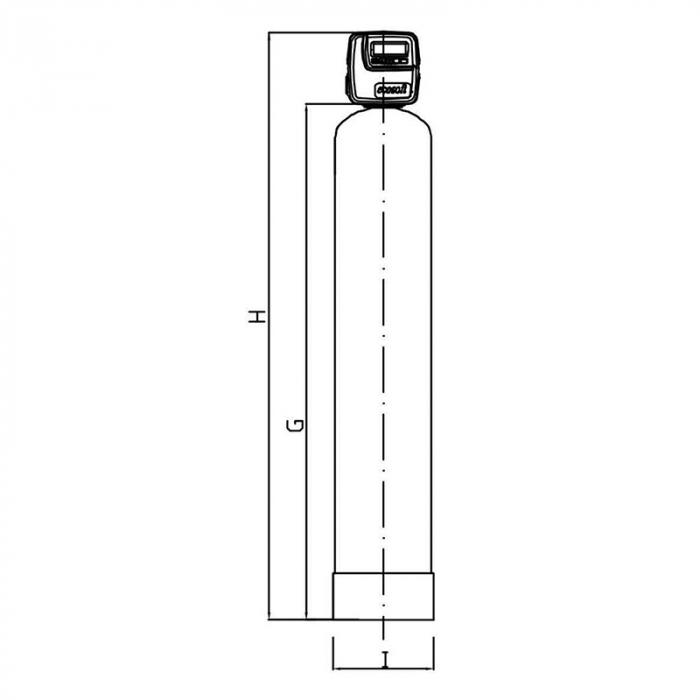 SISTEM CARBUNE ACTIV  CENTAUR FPC-1252 CT 30KG Q=0,86mc/h-big