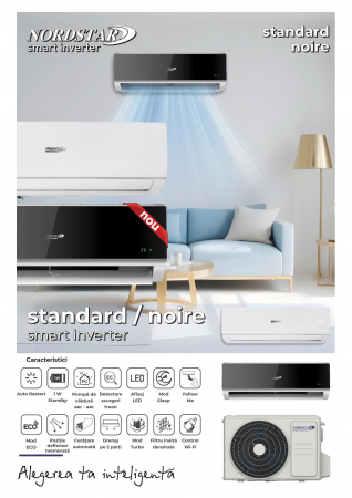 Aer conditionat inverter NORDSTAR SMART 2024, 12000 Btu/h  kit WI-FI integrat1