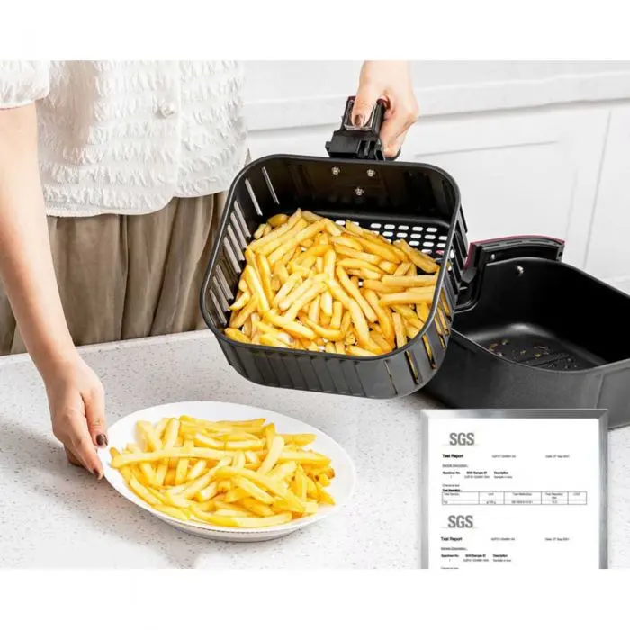 Friteuza cu aer cald COSORI 1700 W, 5.5l, 11 programe, Afisaj digital, Gri - CP158-AF-RXA5