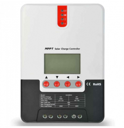 Controller solar Powersave MPPT 40A 12/24V LCD display SR-ML24400