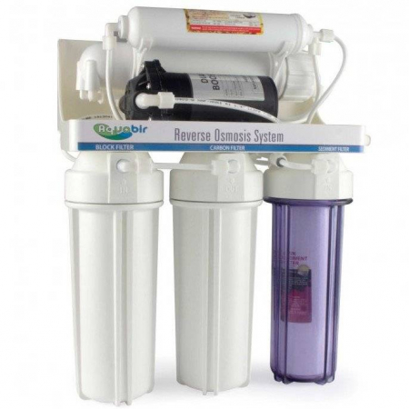 Dozatoare si Filtre de apa - FILTRU DE APĂ CU OSMOZĂ INVERSĂ CU 5 NIVELE, CU POMPĂ ȘI TANC