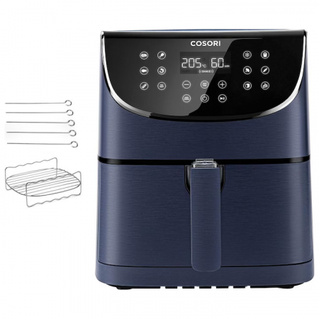 Friteuza cu aer cald COSORI 1700 W, 5.5l, 11 programe, Afisaj digital, Albastru - CP158-AF-RXL6