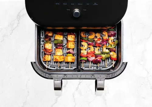 Friteuza cu aer cald Vortex Plus 9 Versazone Clear Cook3