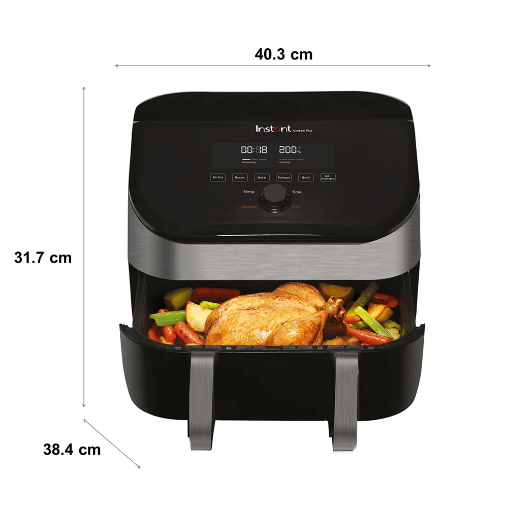 Friteuza cu aer cald Vortex Plus 9 Versazone Clear Cook1