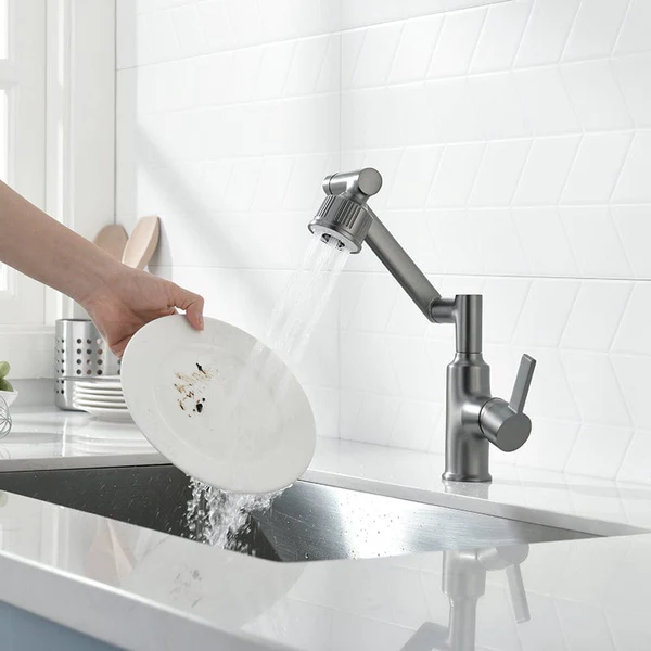 Multidirectional Sink Faucet, Grey, BLIOTE4