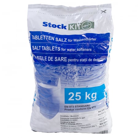 Pastile de sare 25 kg min 99,5% NaCL0