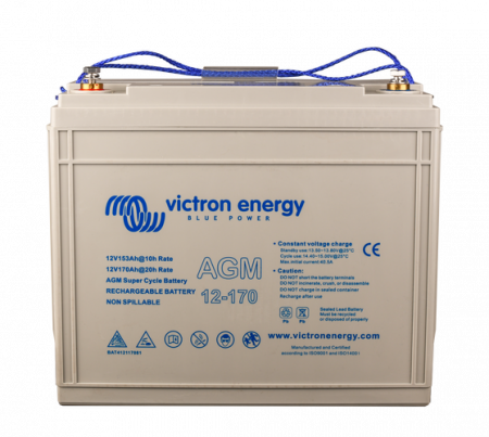 Victron Energy 12V/170Ah AGM Super Cycle Batt. (M8)0
