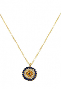 Coliere - Colier aur galben 14k  cu zirconia - DA373
