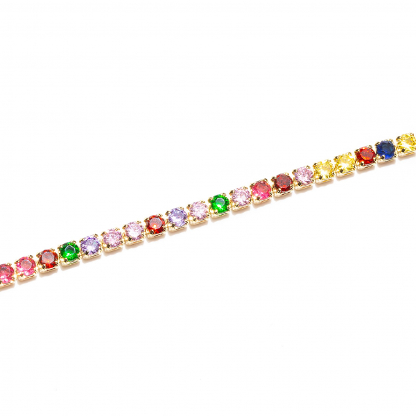 Bratara Tennis Cu Cristale Zirconia Multicolore [2]