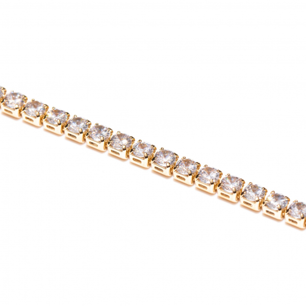 Bratara Aurie Tennis Cu Cristale Zirconia [3]