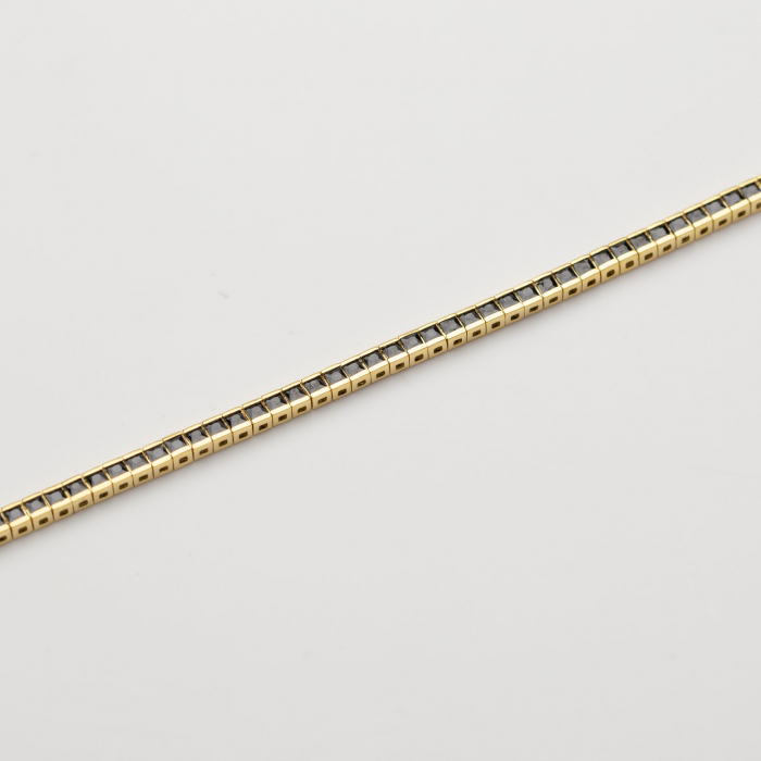 Bratara Tennis Placata Cu Aur Galben de 14K [2]