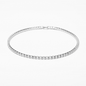 Set Stralucitor Tennis Placat Cu Aur Alb De 14k [1]